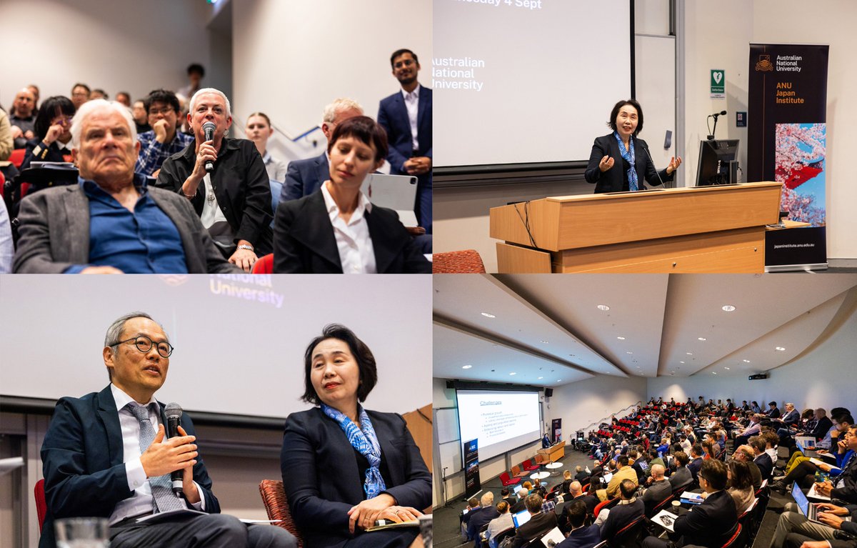 Wonderful to have Japanese and Australian experts at the #JapanUpdate2024 to discuss Japan’s economy, foreign policy, and energy transition. The full conference summary, presentation slides, and session recordings are now available here:
ajrc.crawford.anu.edu.au/japan-update
