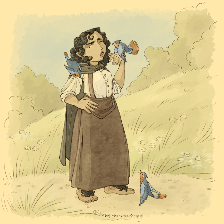 J'ai dessiné le personnage d'<a href="/AngleDroit_/">Angle Droit</a> sur Tales of the Shire !!
