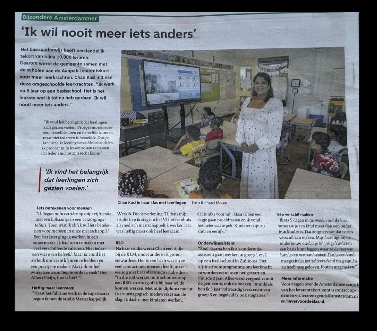 Zo trots op mijn oud collega ❤️