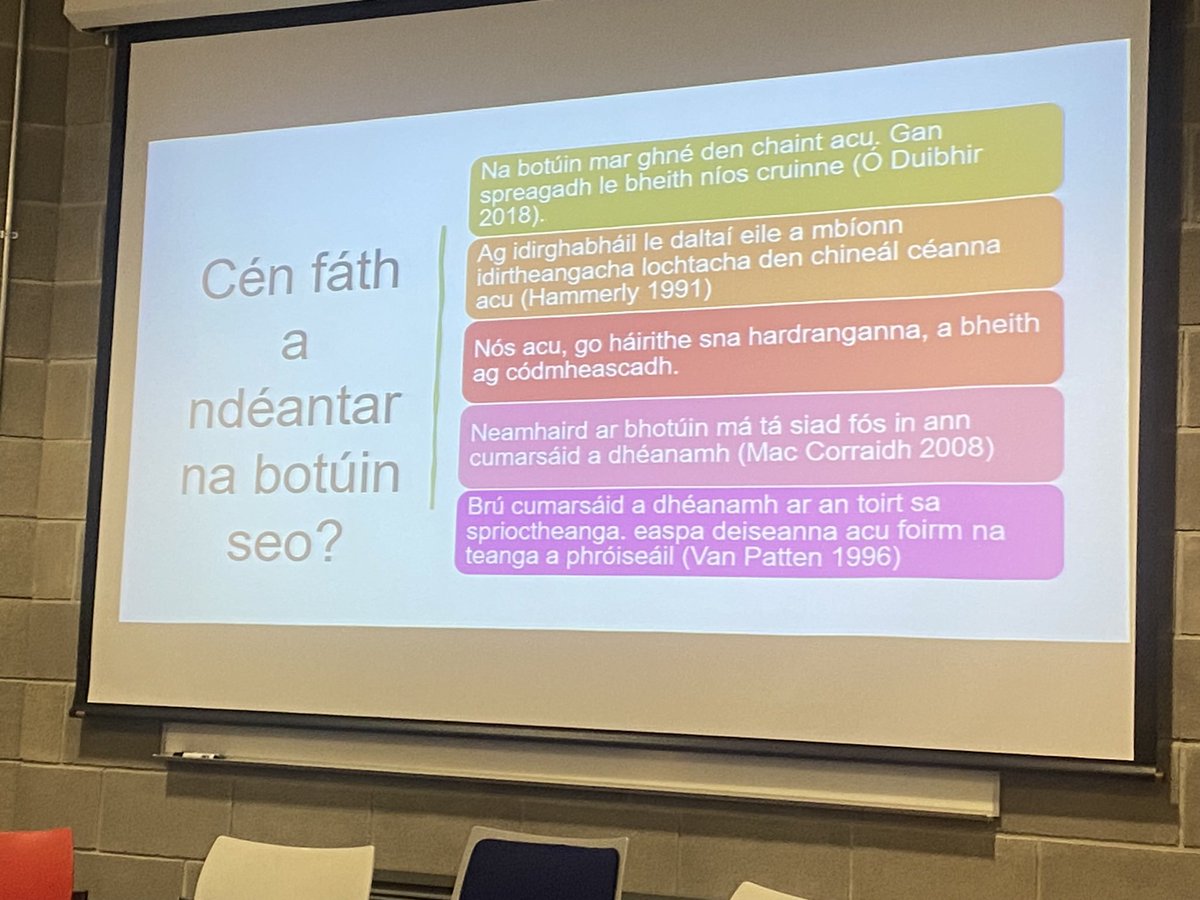 Gaeilge i nDámh an Oideachais CMgS tweet media