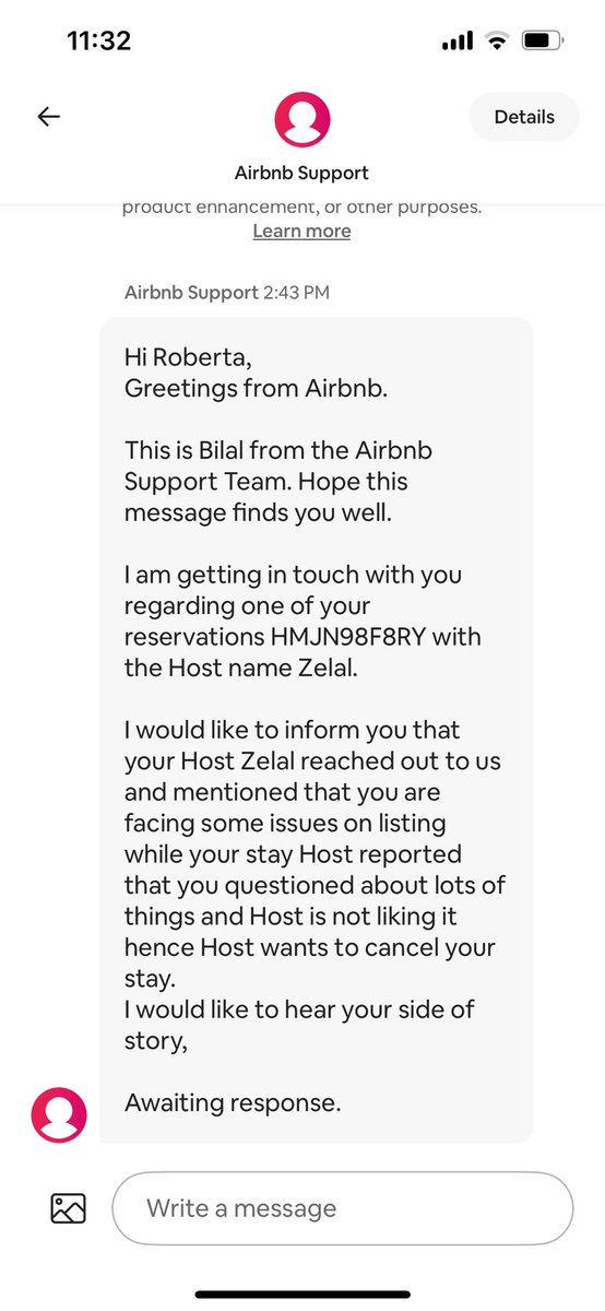 Peach188's tweet photo. 10min before my work event in Istanbul starts,  I get a message from @airbnb saying my host wants me to leave bc I reported the lift is broken &amp; the plug adapter is wrong. The audacity and what a bully. @airbnb sort it out! https://t.co/T793P1W0Um