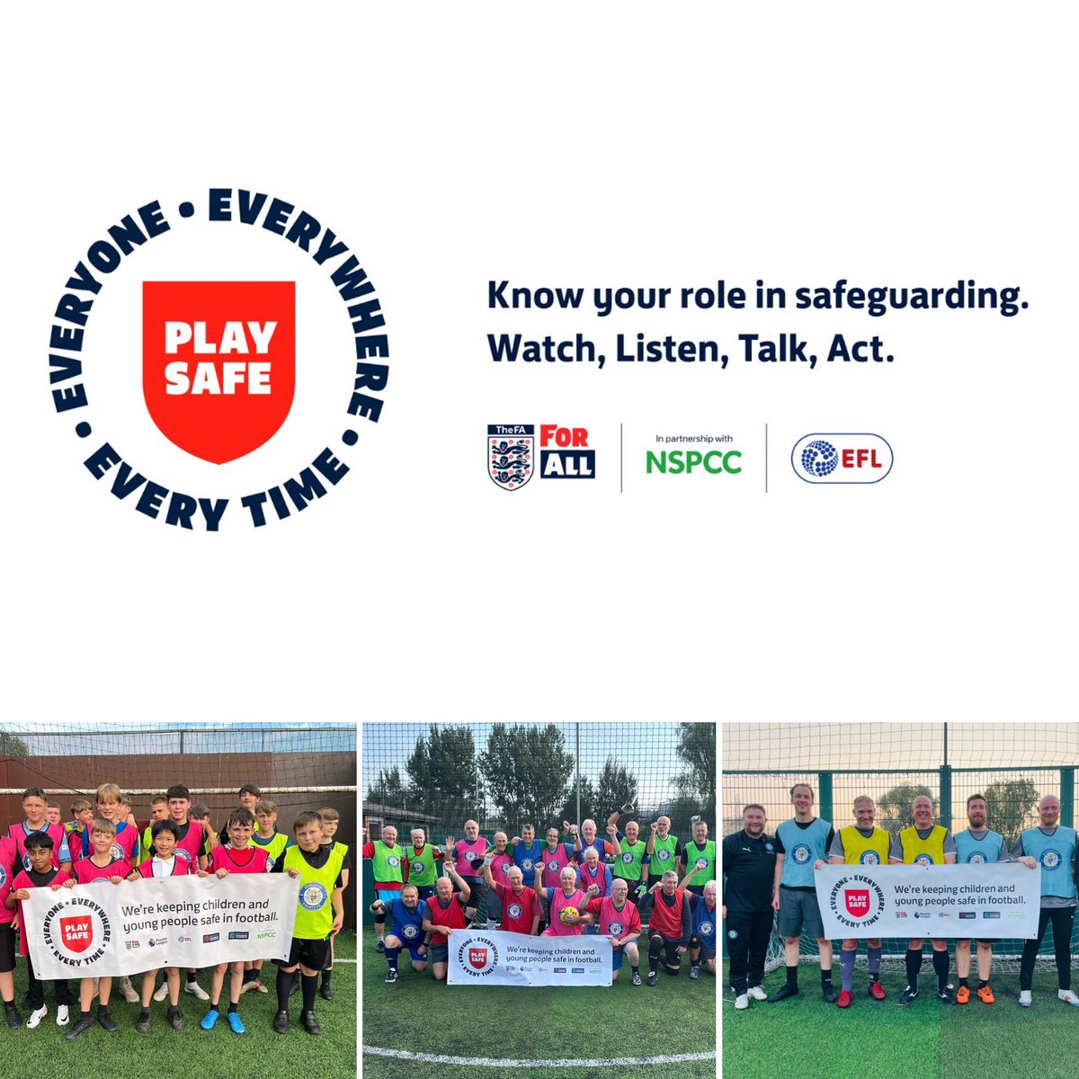 SCFCCommunity's tweet photo. Stockport County Community Trust is proud to support Play Safe weekend
Safeguarding is key to the many programmes and projects we deliver to our local community
#PlaySafe #PlaySafeWeekend #StockportCounty #CountyCommunity #EveryoneEverywhereEverytime
@StockportCounty https://t.co/BWlevpofLG