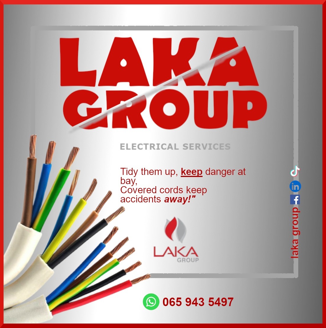 lakagroup's tweet photo. Exposed electric cords can be dangerous! They pose a risk of electrocution and fire hazards. Always ensure cords are properly insulated and replaced if damaged to keep your space safe. Stay alert, stay safe! ⚡️

#ElectricalSafety #StaySafe #LakaGroupElectrical #HomeSafety https://t.co/dznytKXY5Q