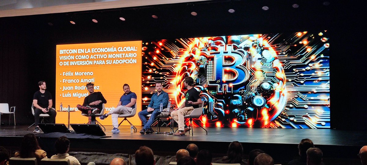 Decentralized #FREESAMOURAI ₿丰⚡ (@decentralized_b) on Twitter photo Bitcoin en la economía global.
Charla super top
<a href="/flix1/">flix1</a> <a href="/franamati/">Franco 🌍🦔⚡</a> <a href="/juanbiter/">Juan Rodríguez</a> y <a href="/LuisMiguelValue/">Luis Miguel Ortiz</a>
Moderada por <a href="/BernabeuAdrian/">Adrián Bernabéu ⚡️</a>
Nivelazo!
#WoB24 Bitcoin en la economía global.
Charla super top
<a href="/flix1/">flix1</a> <a href="/franamati/">Franco 🌍🦔⚡</a> <a href="/juanbiter/">Juan Rodríguez</a> y <a href="/LuisMiguelValue/">Luis Miguel Ortiz</a>
Moderada por <a href="/BernabeuAdrian/">Adrián Bernabéu ⚡️</a>
Nivelazo!
#WoB24
