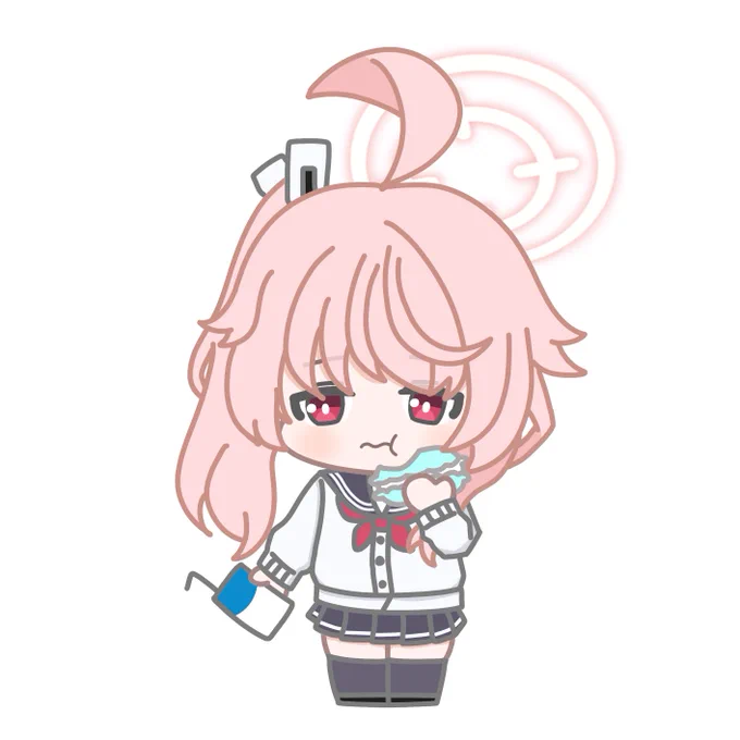 柚鳥ナツ(デフォルメ) #ブルアカ 