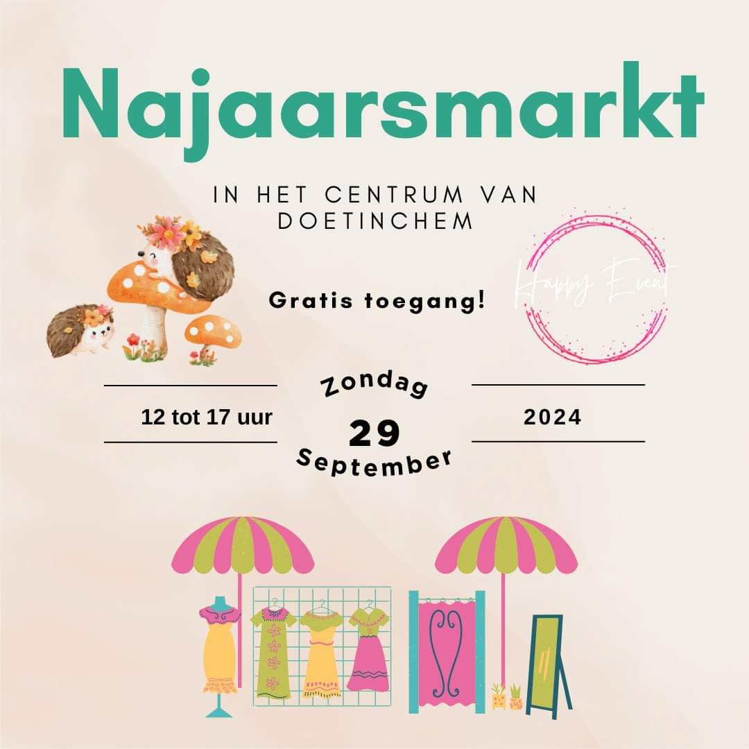 Najaarsmarkt én modeshows vandaag in <a href="/lkkrdoetinchem/">Lekker. Doetinchem</a> !