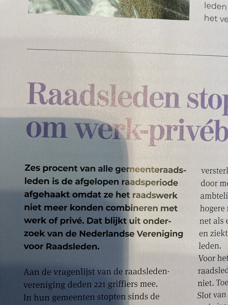 Stoppen om werk-privé balans? 94% stopt (dus) niet en de helft van de stoppers om voornoemde reden. Niet bijzonder alarmerend. Raadswerk doe je overigens naast je hoofdfunctie, gezin en andere bezighouden. Niet het raadswerk, maar dat samen leidt tot drukte en dus prioritering.