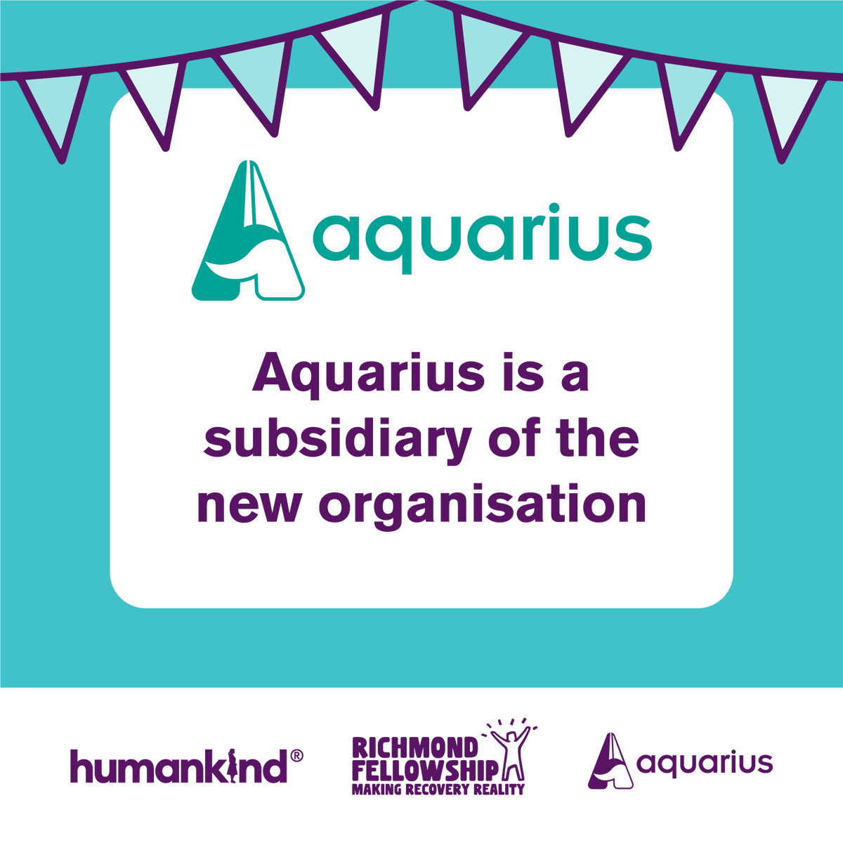 Humankind (@humankind_uk) on Twitter photo The final countdown! ⏳
In just 2 days we’ll be revealing our new organisations name, brand and vision.
<a href="/AquariusTweets/">Aquarius Charity #AquariusTweets</a> will keep its own identity, as a subsidiary of our new organisation.
Find out more about Aquarius services. ⬇️
aquarius.org.uk/about-aquarius… The final countdown! ⏳
In just 2 days we’ll be revealing our new organisations name, brand and vision.
<a href="/AquariusTweets/">Aquarius Charity #AquariusTweets</a> will keep its own identity, as a subsidiary of our new organisation.
Find out more about Aquarius services. ⬇️
aquarius.org.uk/about-aquarius…