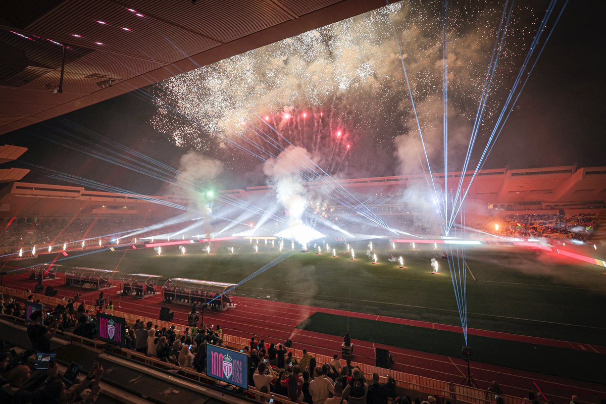 monaco__info's tweet photo. ⚽️ Un centenaire qui restera gravé dans les mémoires des supporters de l' @AS_Monaco !

🇲🇨 Victoire au bout du temps additionnel, animations exceptionnelles avant et après le match pour fêter les 100 ans, le spectacle était au rendez-vous au Stade Louis II.

© Dir Com - S.Danna https://t.co/bYKxEc1Dta