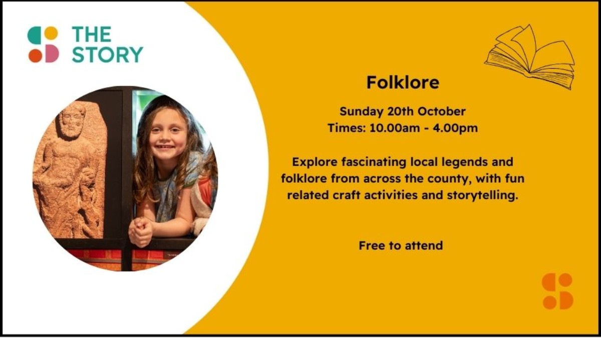 Join us on Sunday 20th October from 10:00-16:00 For Folklore Family Fun!