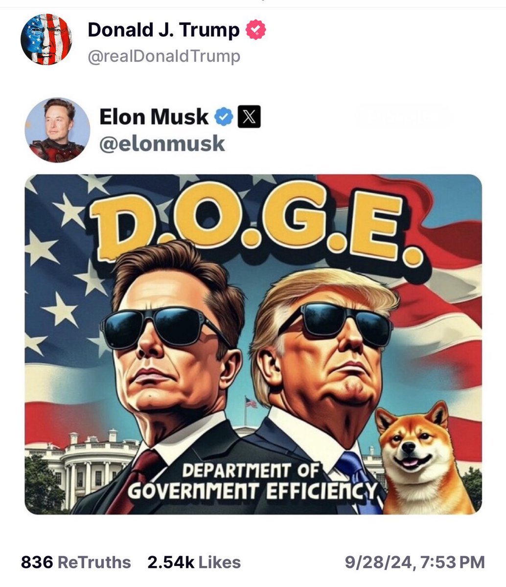 BabyDoge's tweet image. Even Donald Trump approves 👀