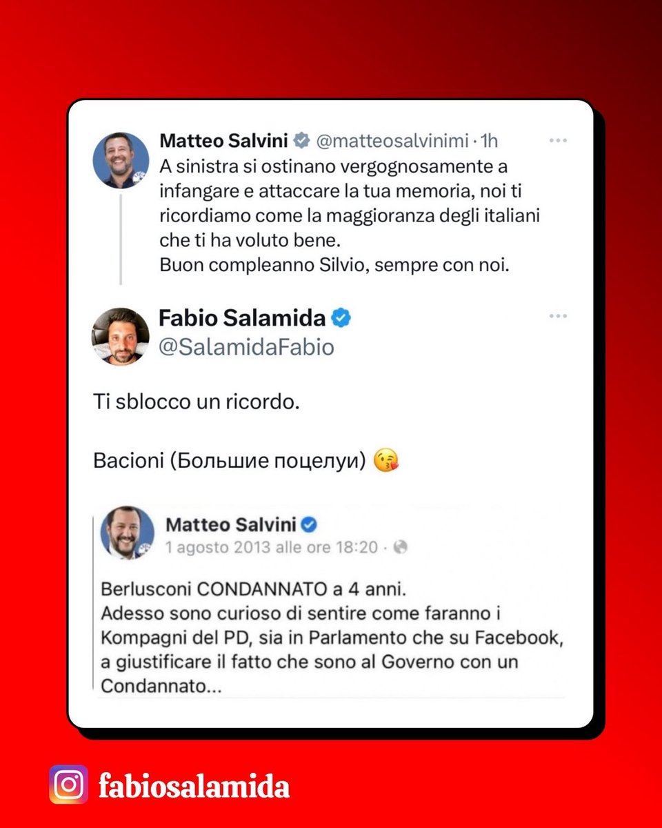 SalamidaFabio's tweet image. Vuoti di memoria.