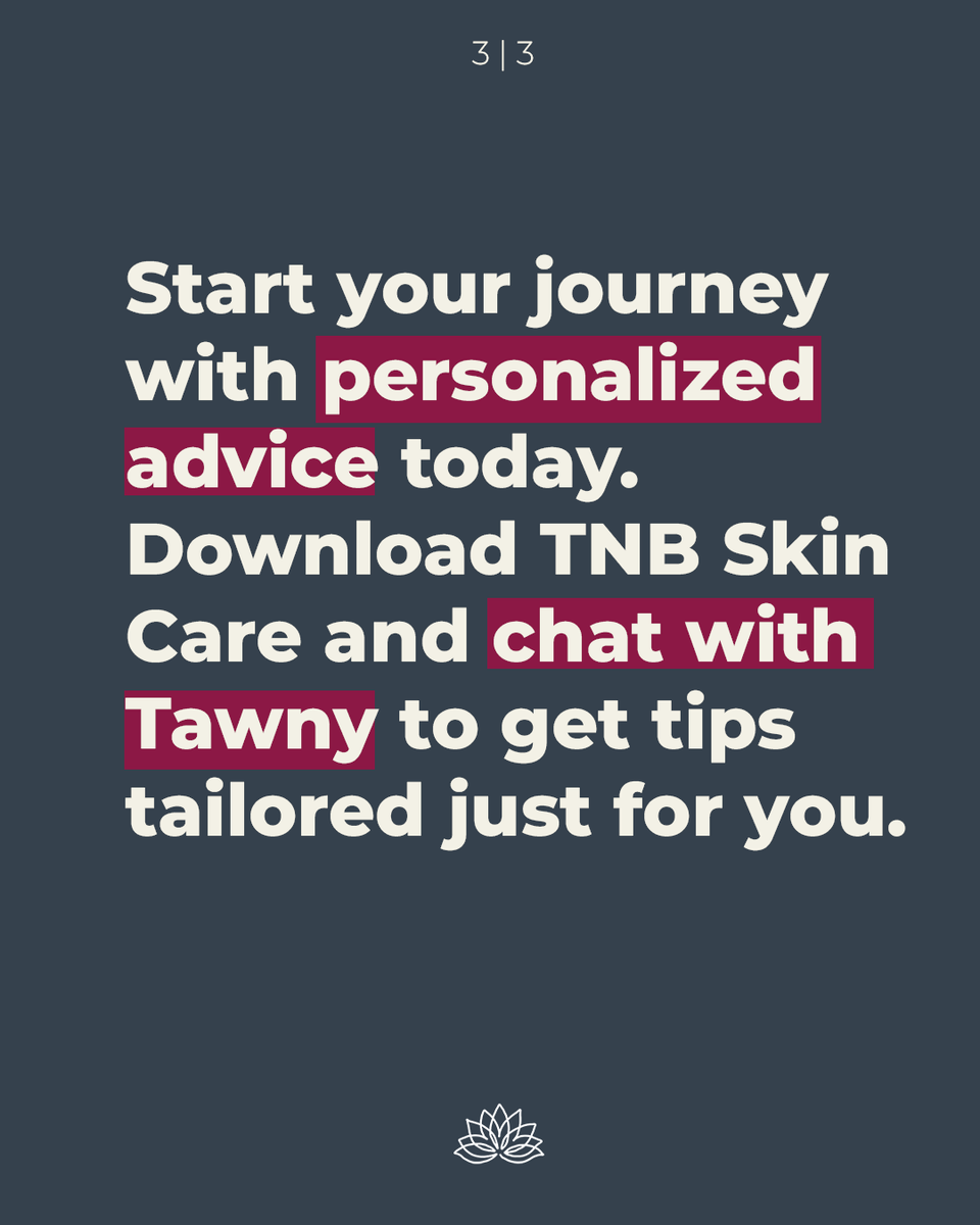 tnbskincare's tweet photo. Let’s talk #AdultAcne! It’s more common than you think. Chat with Tawny in TNB Skin Care for personalized tips tailored to your skin. Download now! #SkinCareApp #AcneHelp https://t.co/vBbEOPEBcr