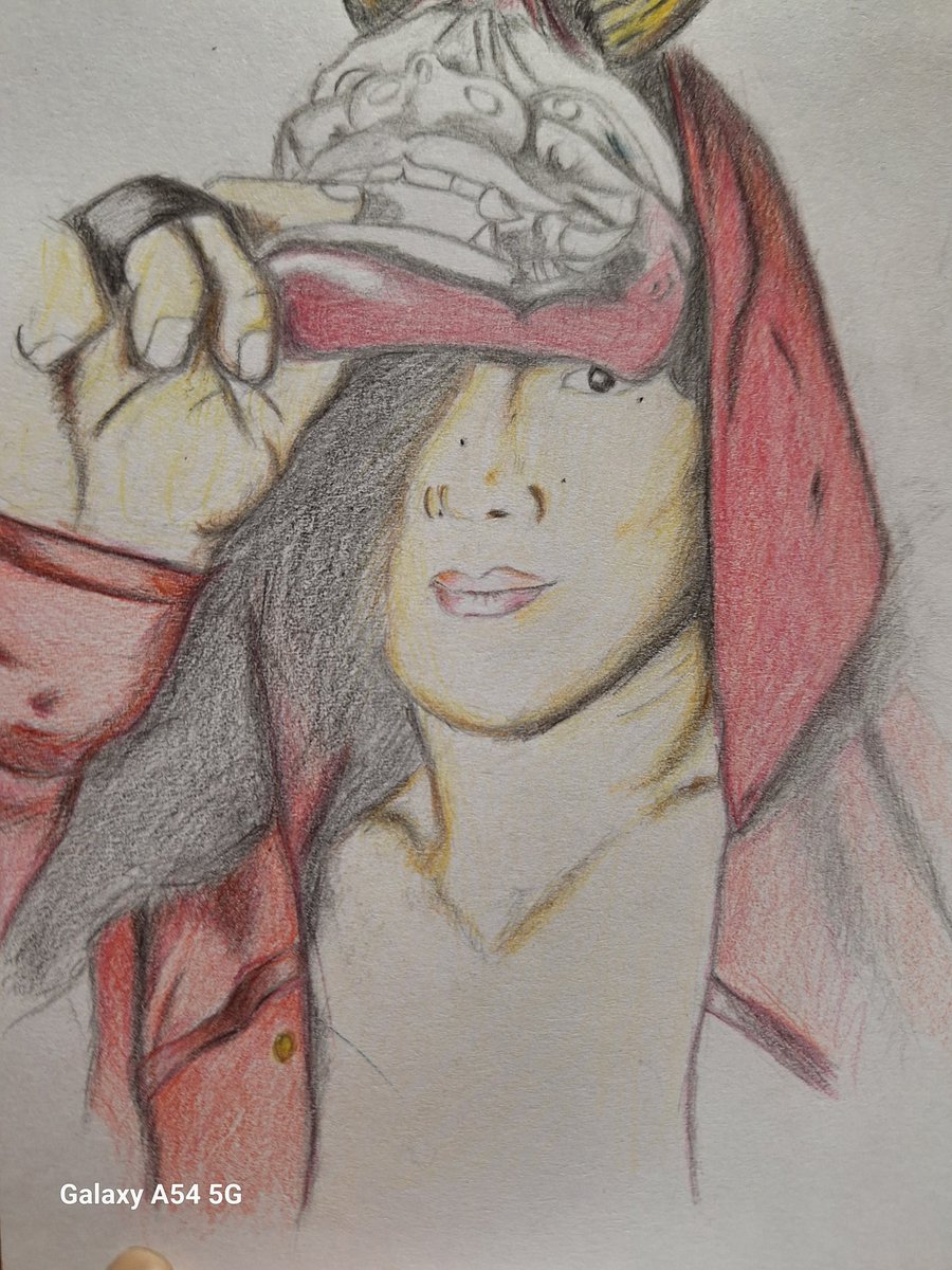 babyfacesheeeon's tweet photo. 今日はここまで。#ddtpro #konosukeTakeshita #pecildrawing #colorpencil https://t.co/T58y4o0weL