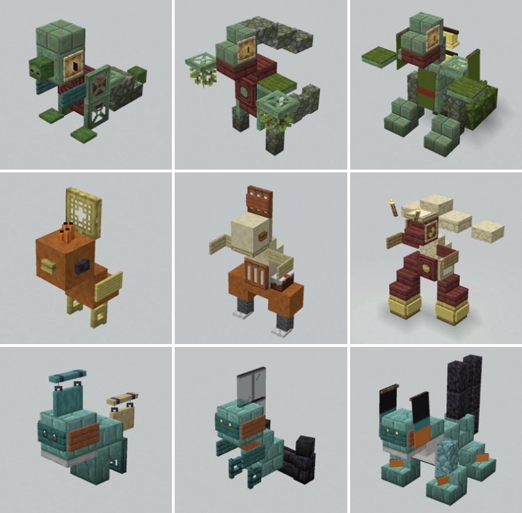 atu_mc's tweet photo. #マイクラ #Minecraft      #バニラ建築学部　#minecraft建築コミュ　
#Minecraftbuilds #Minecraft建築
 #ポケモン  #Pokemon  

◓⃙⁣御三家ポケモンの建築アイデア◓⃙⁣

 🦎キモリ/🌿ジュプトル/🌳ジュカイン/🐥アチャモ/🐦ワカシャモ/🔥バシャーモ/🐟ミズゴロウ/💦ヌマクロー/ラグラージ🌊 https://t.co/YxSnZV9BfW