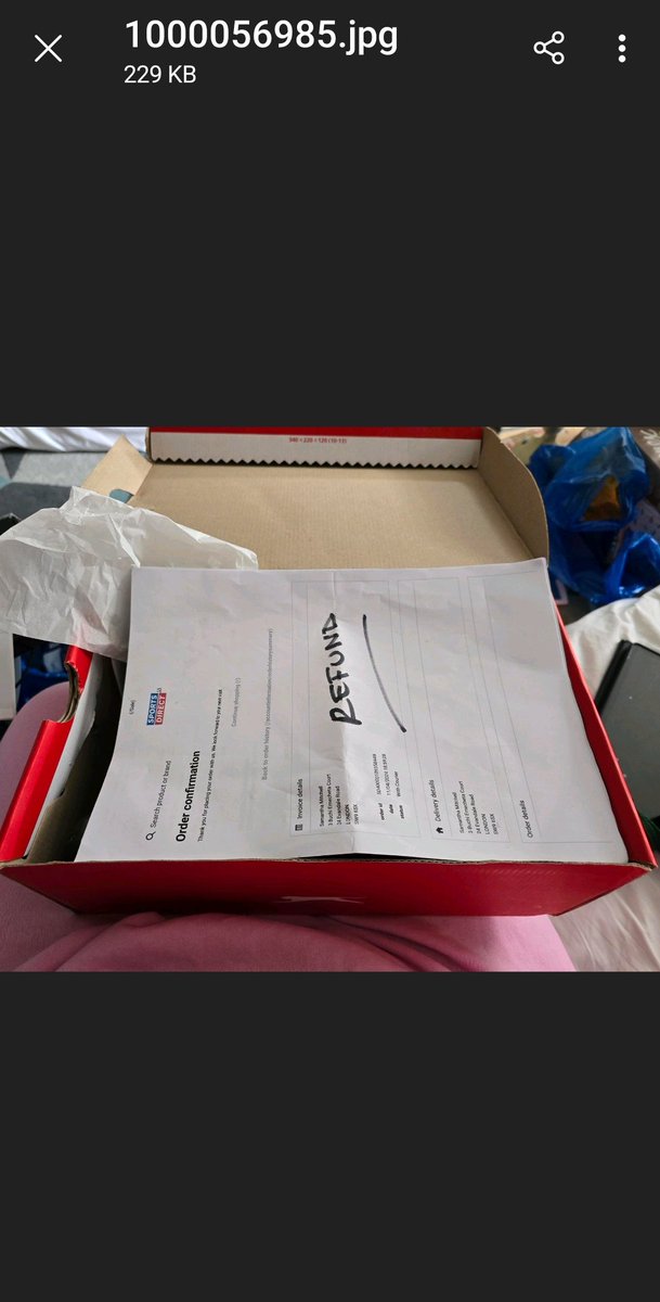 Coco10puff's tweet photo. DO NOT WASTE YOUR MONEY ON @Nike @SportsDirectUK image buying matching trainers for you and your partner in April, him only wearing them once and the sole is falling off!!!! SHAME ON YOU both for this quality at this PRICE!!!! NO REFUND JUST RETURNED THE FAULTY TRAINER!!!! https://t.co/zRMxkGvaWT