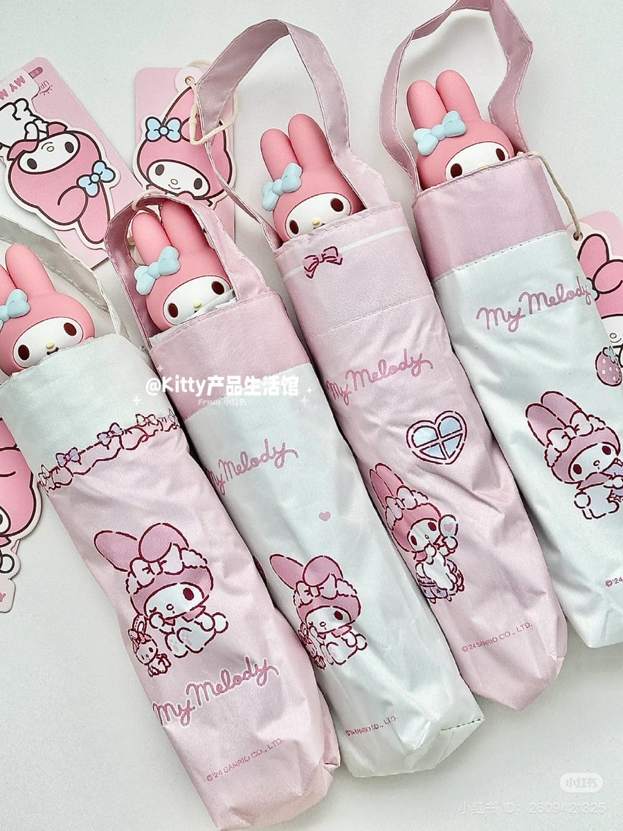 Peepinkshop's tweet photo. ร่มซานริโอ้ตรงสันร่มเป็นมายเมกับคุโรมิ SALE คันละ 290 มัดจำ 150ค่า https://t.co/mQDZ3qDd5V