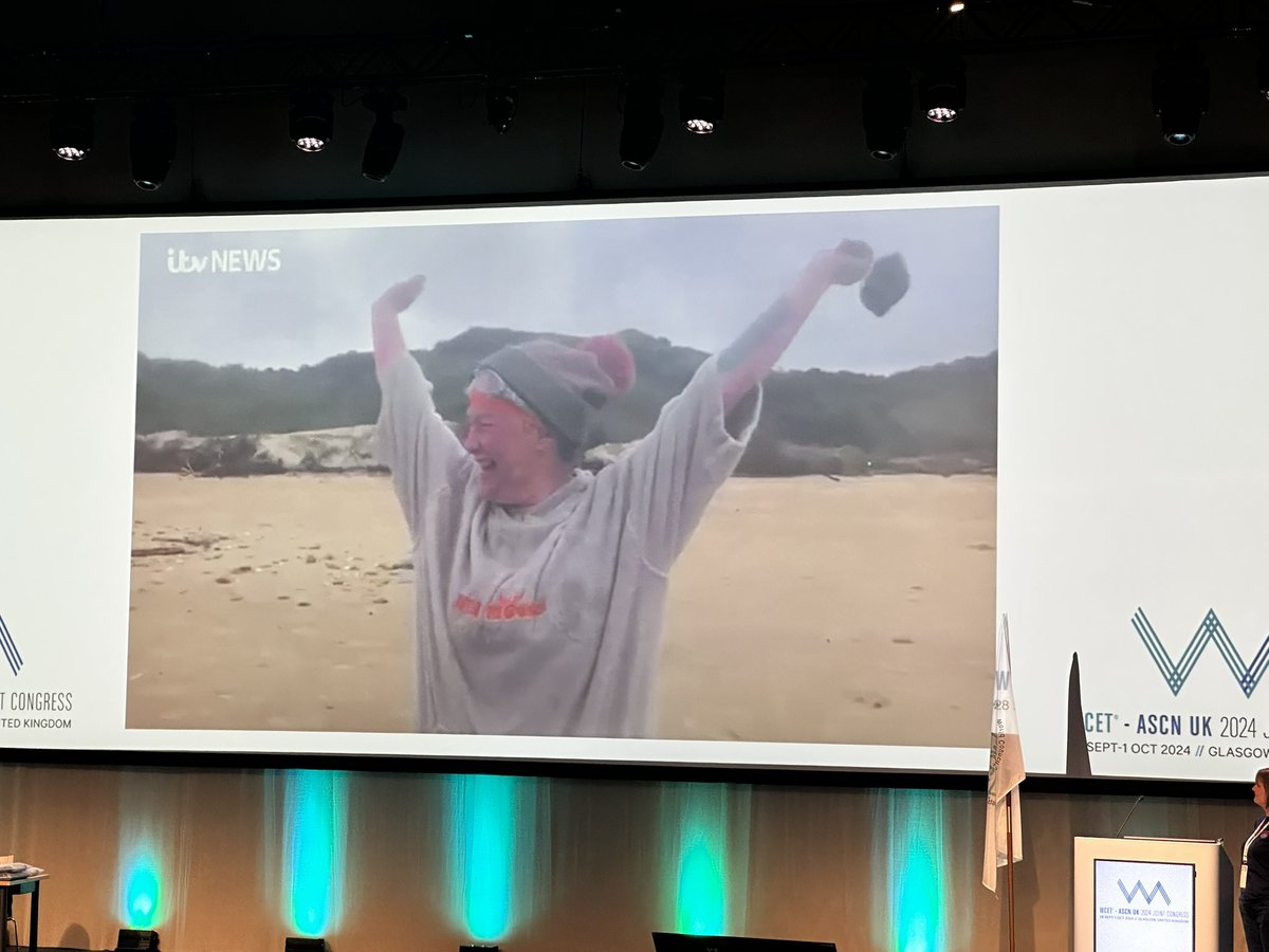 sit_cecilia's tweet photo. Incredible courage and determination! #Gill #Castle , a young ostomate, shared her story when she swam 14 hours across the English Channel in just 19°C💪🏊‍♀️ thanks @TheWCET for inviting her in the conference #Inspiration #Courage #YoungOstomate #ChannelSwim #wcet2024 https://t.co/G4WrshjPfZ