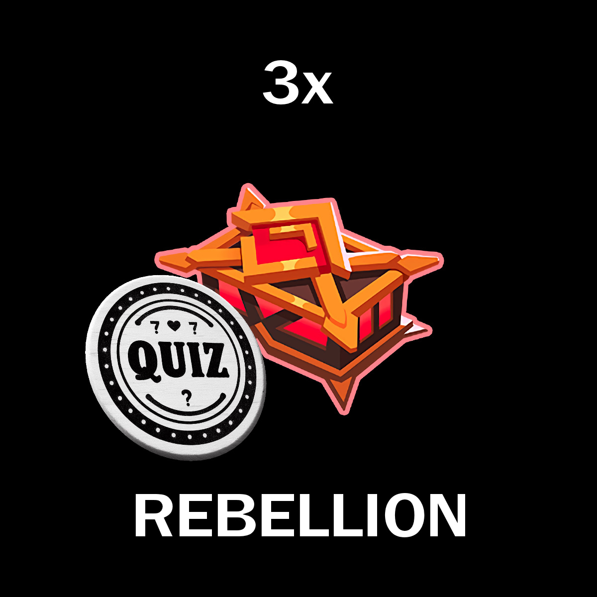Biweekly #Splinterlands quiz: guess the number of active players at End Of Season, post your guess and hive username below to win the following NFT:

3x1 REBELLION PACK
1/10M max supply
(unsold packs will be burned)

🃏 Players now: 5,470
🔥 Deadline: 2024-09-29 23:59 (UTC)