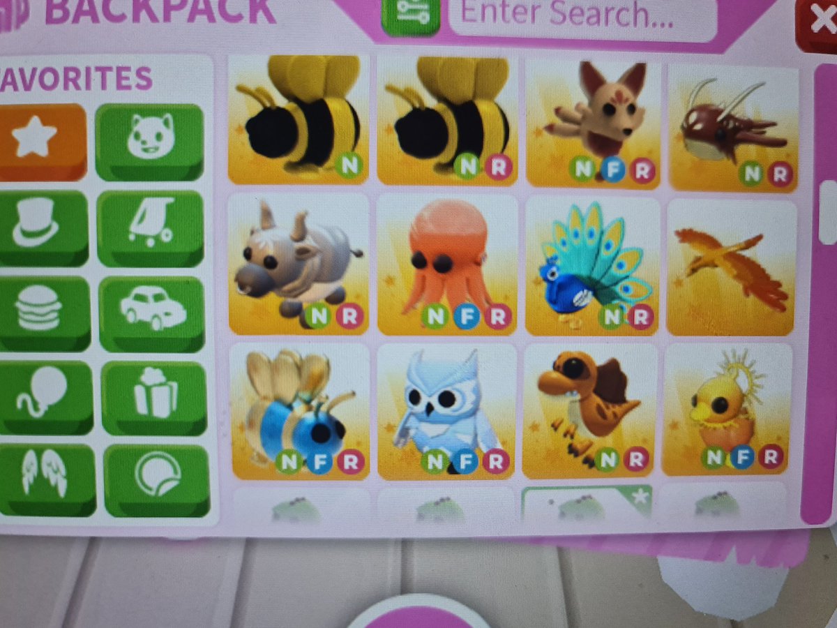 Selling some adopt me pets for ROBUX OR GIFTCARDS ONLY! 

-ngf, 80 proofs of all kinds pinned! 
-I Don't offer, pick and we can negotiate! 

#adoptmecrosstrade 
#robuxgw #robux #robuxcrosstrade 
Neon legs nfr mfr trading