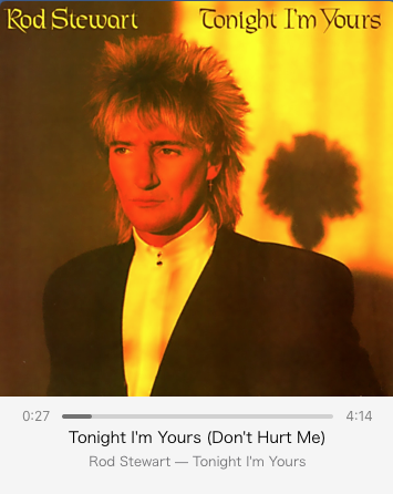 HosonoShotgun's tweet photo. #NowPlaying1981
#RodStewart
#TonightImYours https://t.co/mJYUoMUAqU