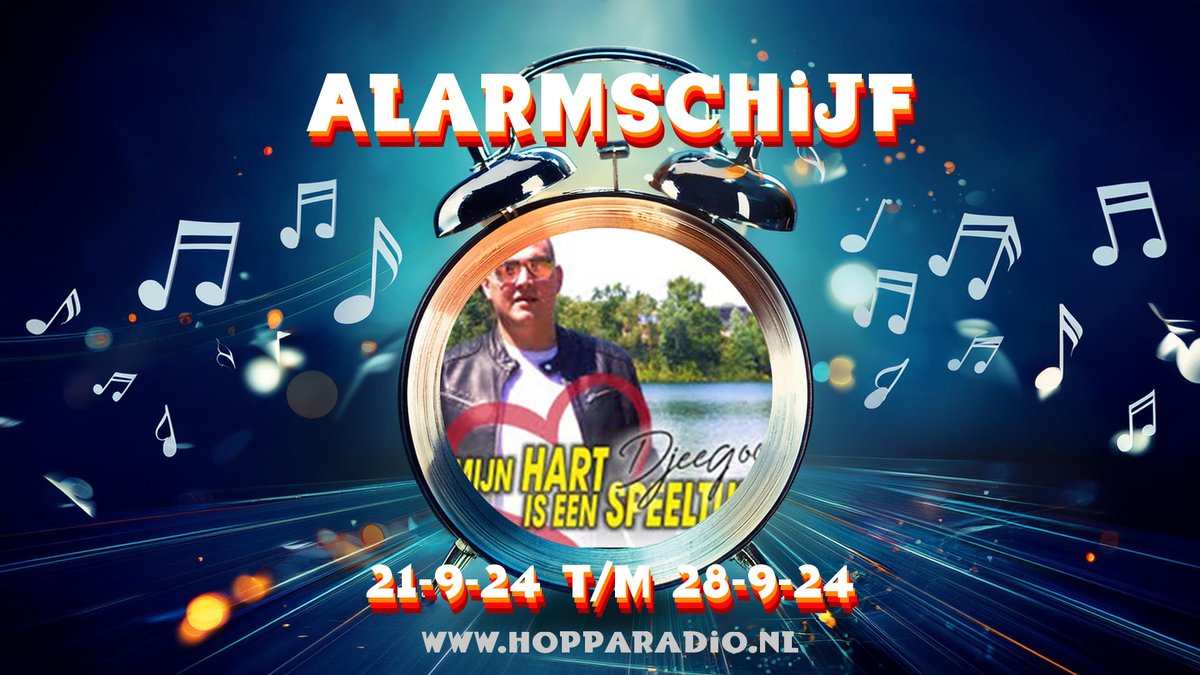 De nieuwe alarmschijf van deze week op <a href="/hopparadio/">hopparadio</a> @Djeegoo - Mijn hart is een speeltuin