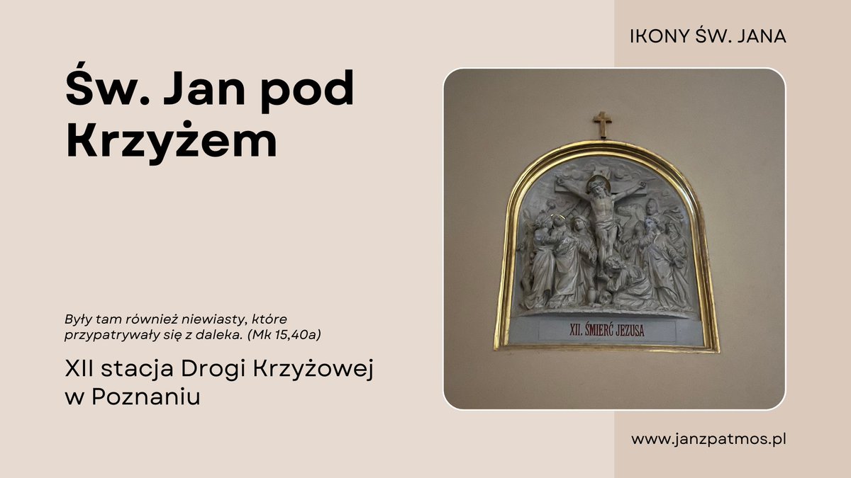 IkonyJana's tweet photo. #Ikony #ŚwJan
Ikona św. Jana na XII stacji Drogi Krzyżowej w kościele pw. św. Antoniego Padewskiego w Poznaniu. https://t.co/7COGdHYn8N