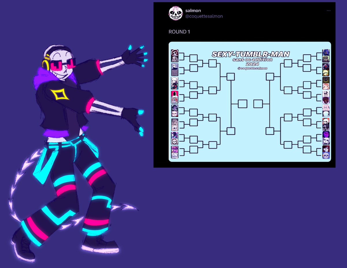s0updemon's tweet photo. VOTE TUNE SANS 2024💥💥💥💥💥 https://t.co/g3cV7WSSGI