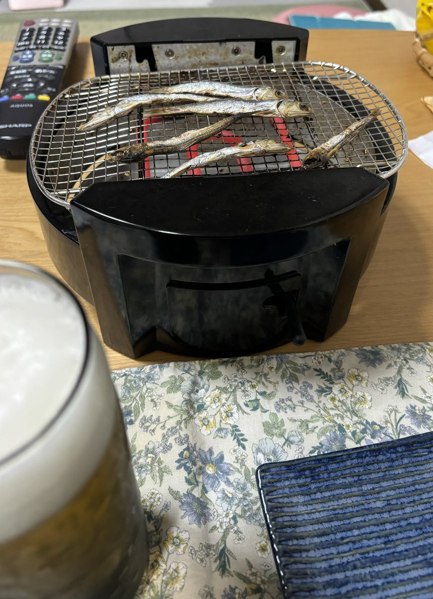 イワシとビール🍺