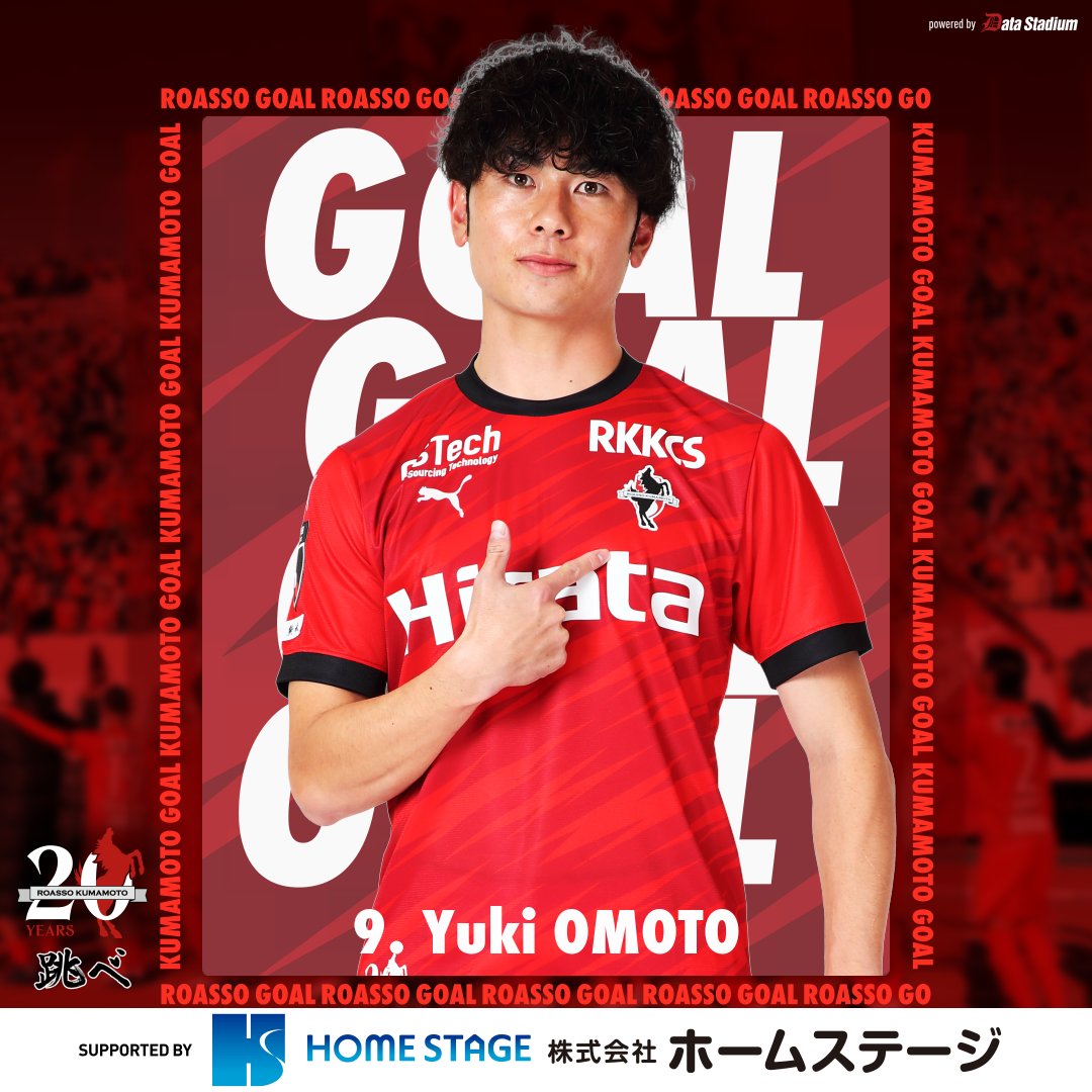 roassoofficial's tweet photo. GOOOOAL!!!⚽

#ザスパ群馬 1-1 #ロアッソ熊本
前半33分
得点者：#大本祐槻 https://t.co/H3wVLWUd7L