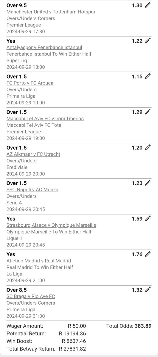 Tumalizer_ZA's tweet photo. Multi Bet betslip: X7E84543C https://t.co/npHXDyrLmV https://t.co/pYvqyiPMsG