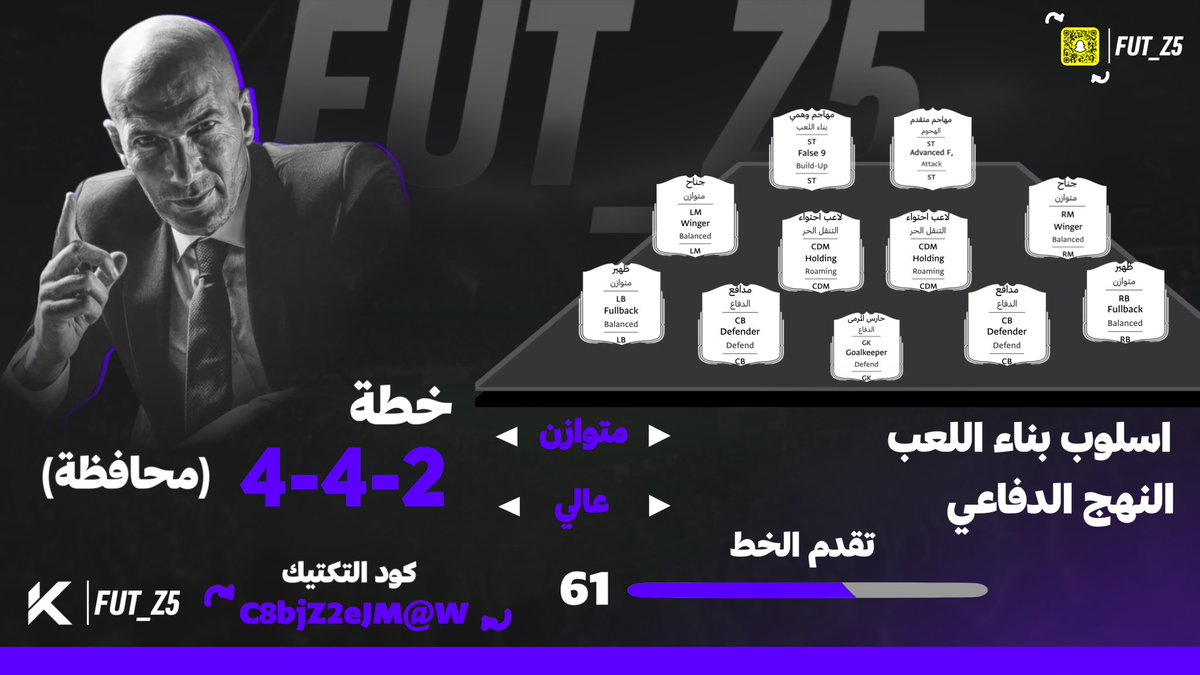 افضل تكتيك توصلت له إلى الآن في FC 25 ✍🏻

طبعًا قيمة التشكيله ما تتجاوز 200 الف كوينز 🫡

كود التكتيك : C8bjZ2eJM@W ✅