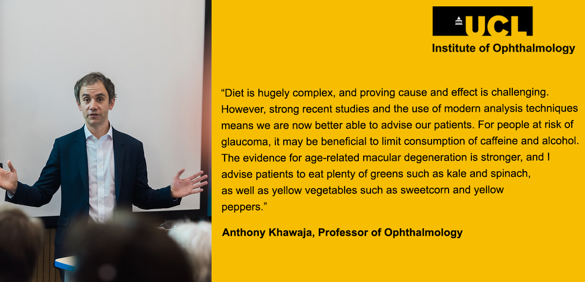 UCL Institute of Ophthalmology (@ucleye) on Twitter photo The theme for the final day of this year's #NationalEyeHealthWeek is: 'Live well to see well'. On this topic, Professor <a href="/anthonykhawaja/">Anthony Khawaja</a> shares a few tips on the impact of diet on #eyehealth.
#VisionMatters The theme for the final day of this year's #NationalEyeHealthWeek is: 'Live well to see well'. On this topic, Professor <a href="/anthonykhawaja/">Anthony Khawaja</a> shares a few tips on the impact of diet on #eyehealth.
#VisionMatters