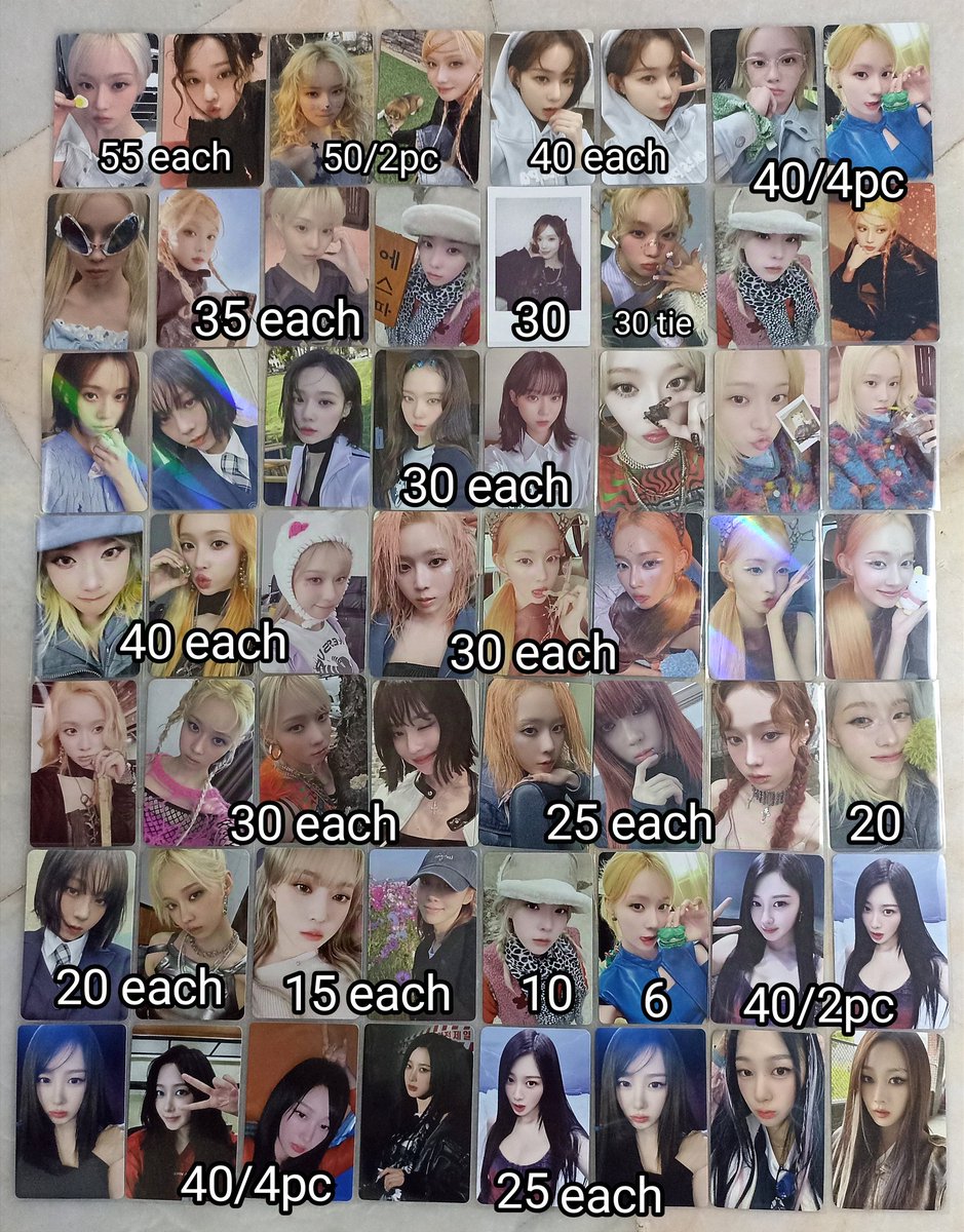 Nayeonyeon3's tweet photo. #pasaraespa #pasarive #pasarkep1er #pasartxt #pasarNewJeans #pasarexo 
#pasaritzy #pasarstayc #pasarsnsd wts aespa photocard poca karina winter ningning giselle https://t.co/nbwZ85f2x2