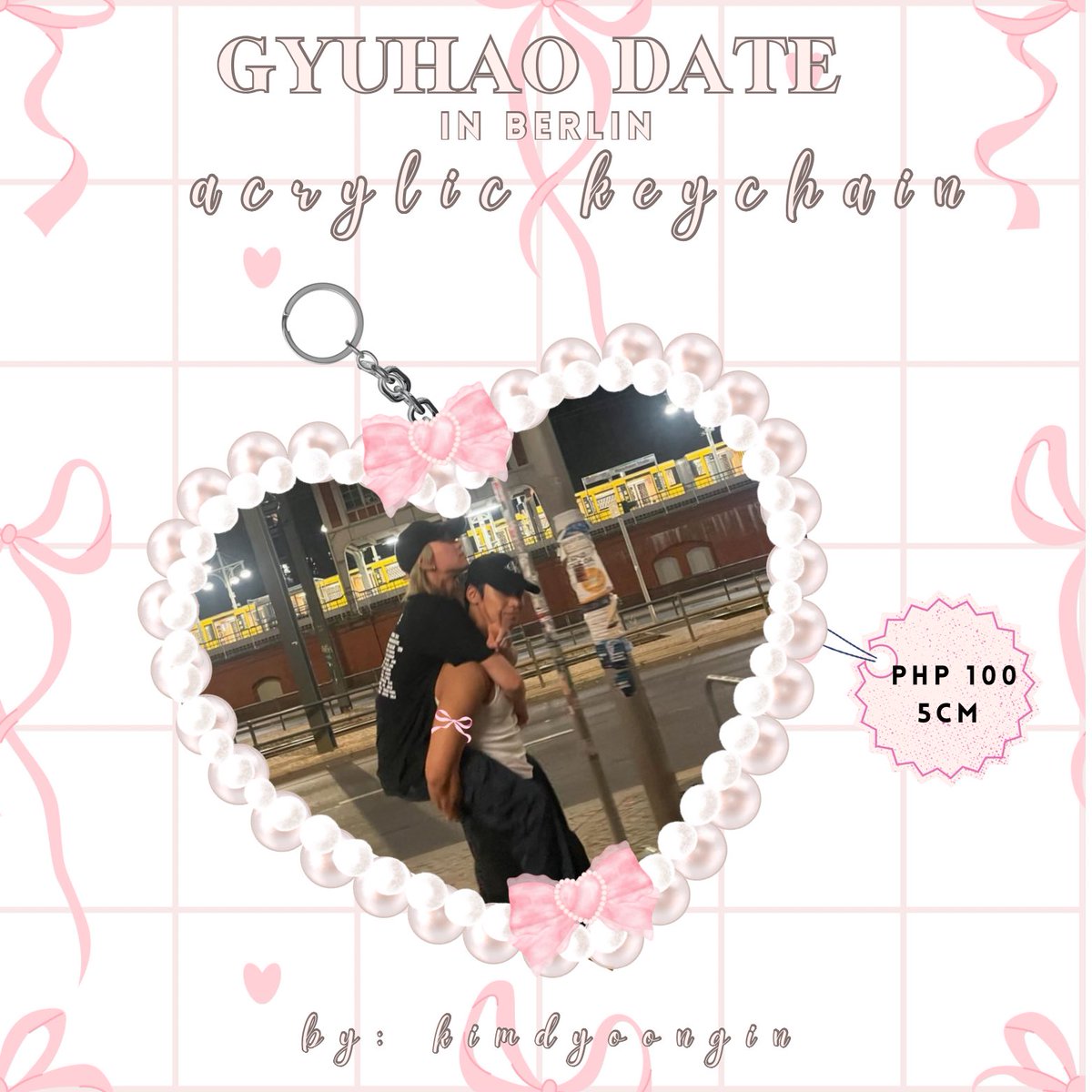 kimdyoongin's tweet photo. #interest_check
"𝓦𝓱𝓮𝓻𝓮𝓿𝓮𝓻 𝔀𝓮 𝔀𝓪𝓵𝓴, 𝓵𝓸𝓿𝓮 𝓯𝓸𝓵𝓵𝓸𝔀𝓼"
gyuhao date in berlin acrylic keychain
by: @kimdyoongin
🎀5cm acrylic keychain
🎀with surprise freebies
please rt! ☺️🫶🏻
wts lfb seventeen svt gyuhao mingyu minghao arylic keychain https://t.co/qm0kuSTup7