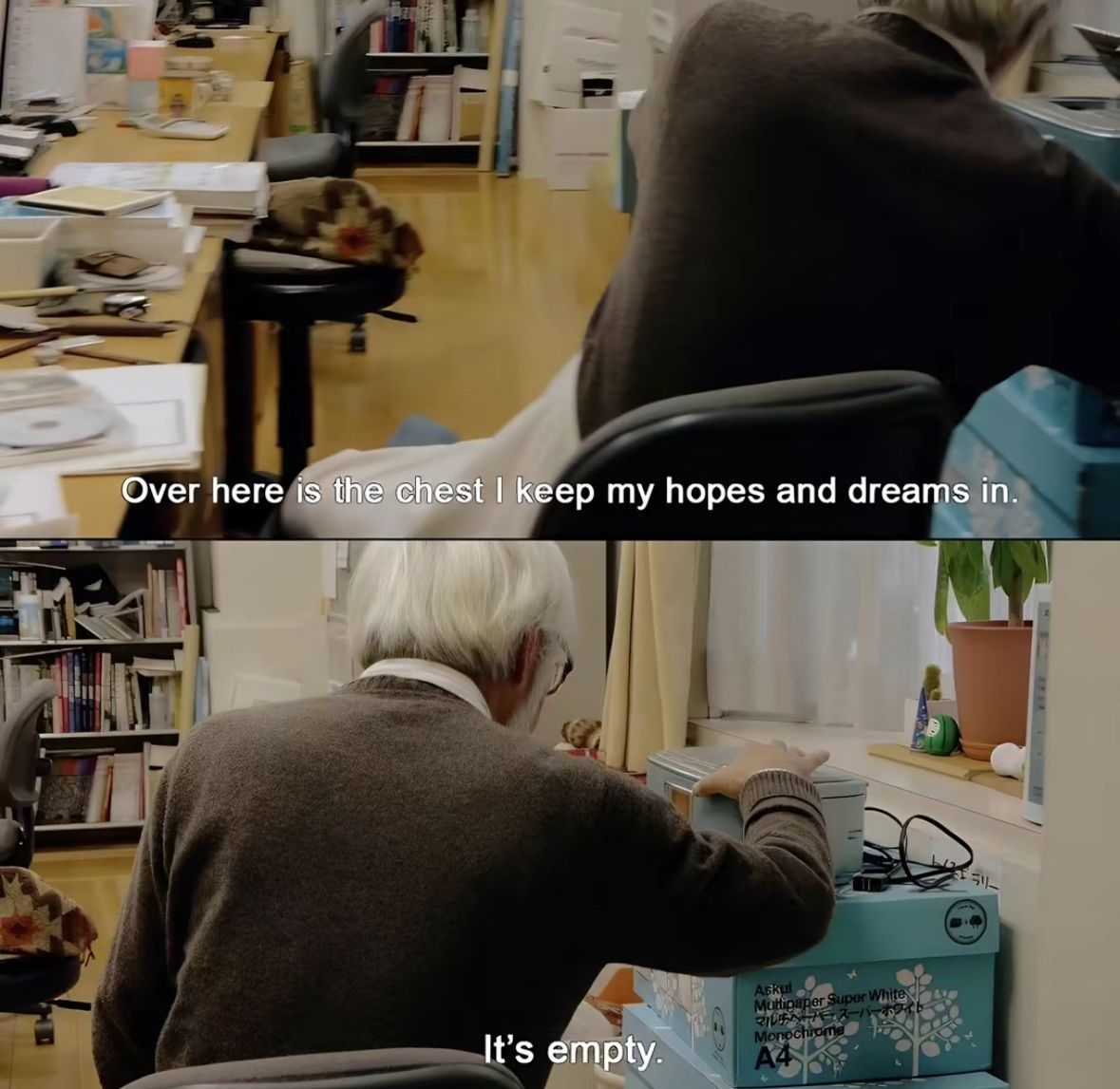 anime_'s tweet photo. Hayao Miyazaki 😭 https://t.co/epqJtsv8cu
