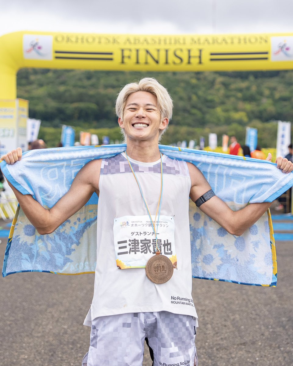 網走 オホーツク網走マラソン】 前回から34分タイム更新の2時間38分13秒で