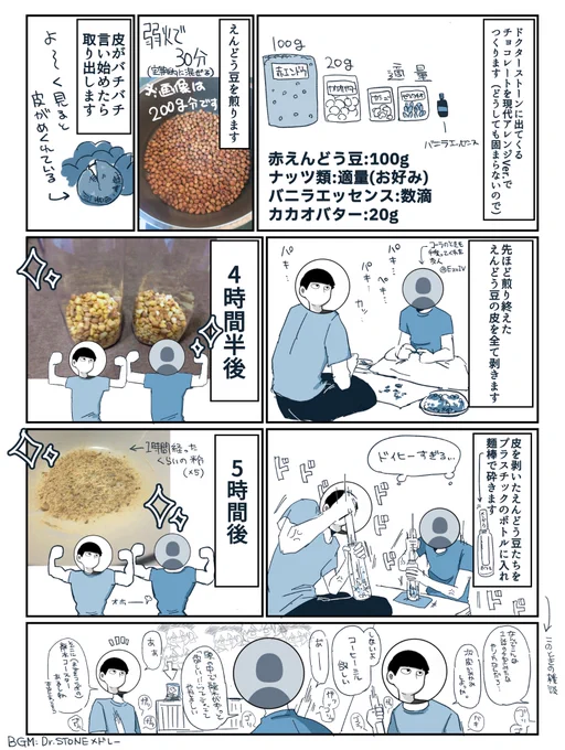 dcstに出てくる代用チョコを作ってみたレポ 
