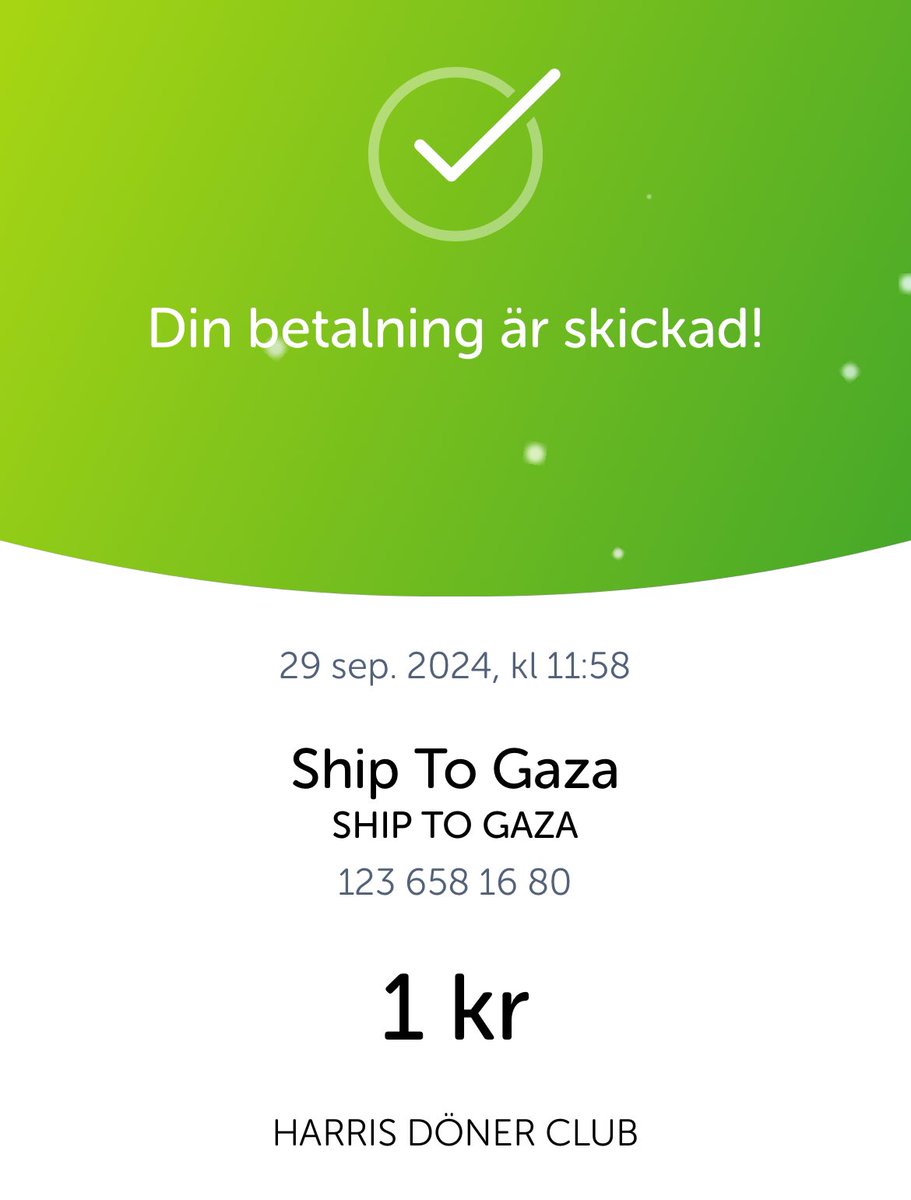FEBERTOPP's tweet image. Okej.. Så mycket hat i kommentarsfältet på denna tweet..

Så för varje retweet denna tweet får så donerar jag 1 kr till Ship to Gaza!

Jag swishar 1 spänn att börja med. 🍉
