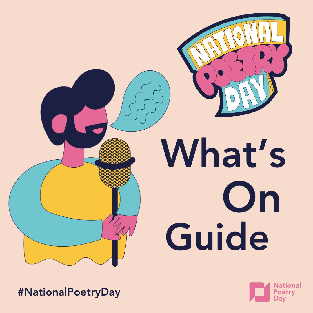 🌟 National Poetry Day is this Thursday, 3rd October! 🌟 
Check out what’s happening near you, or submit the details of an event you’re organising, on the National Poetry Day What’s On Guide. 

forwardartsfoundation.org/national-poetr…