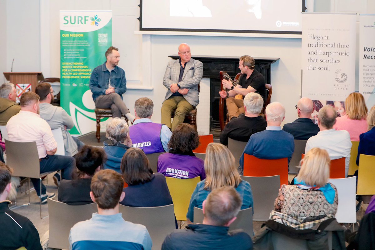 carthy_aubrey's tweet photo. A wonderful evening celebrating #recoverymonth2024 with the inspirational @PennieBrian at the “More than that festival” in Naas. As chair of @SURF_Forum and @TiglinIreland it is great to hear stories of #lifebeyondaddiction https://t.co/QJxh017jNz