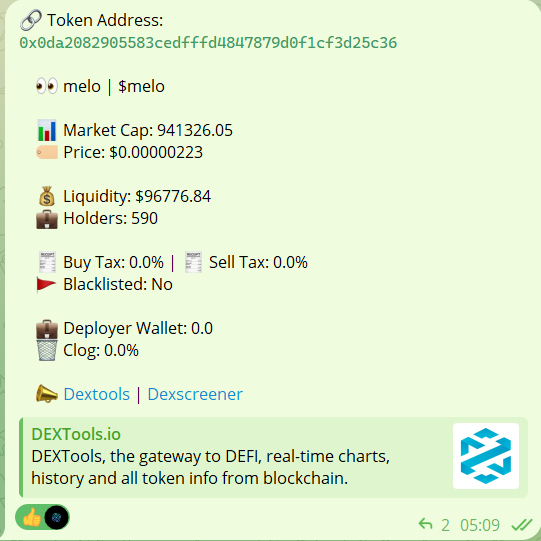 Luki_Gems's tweet photo. 🎯 6X Gains on $melo What a way to kick off Sunday! 🌟

🔥 Top Call of the Day – 100% win rate with 5/5 successful calls! 🚀

💰 Big wins keep coming, and we’re just getting started. Want in on more plays like this?

📈 Join the movement and watch your portfolio grow!

👉 Contract: 0x0da2082905583cedfffd4847879d0f1cf3d25c36

join the announcement group for results & updates: https://t.co/sQddlL15MW