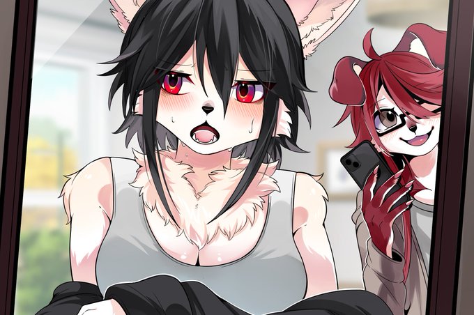 【イラスト】獣化プレイ/らっしー|あの作者のケモエロ漫画が読みたいプロジェクト|https://t.co/kvB60uIZCN 