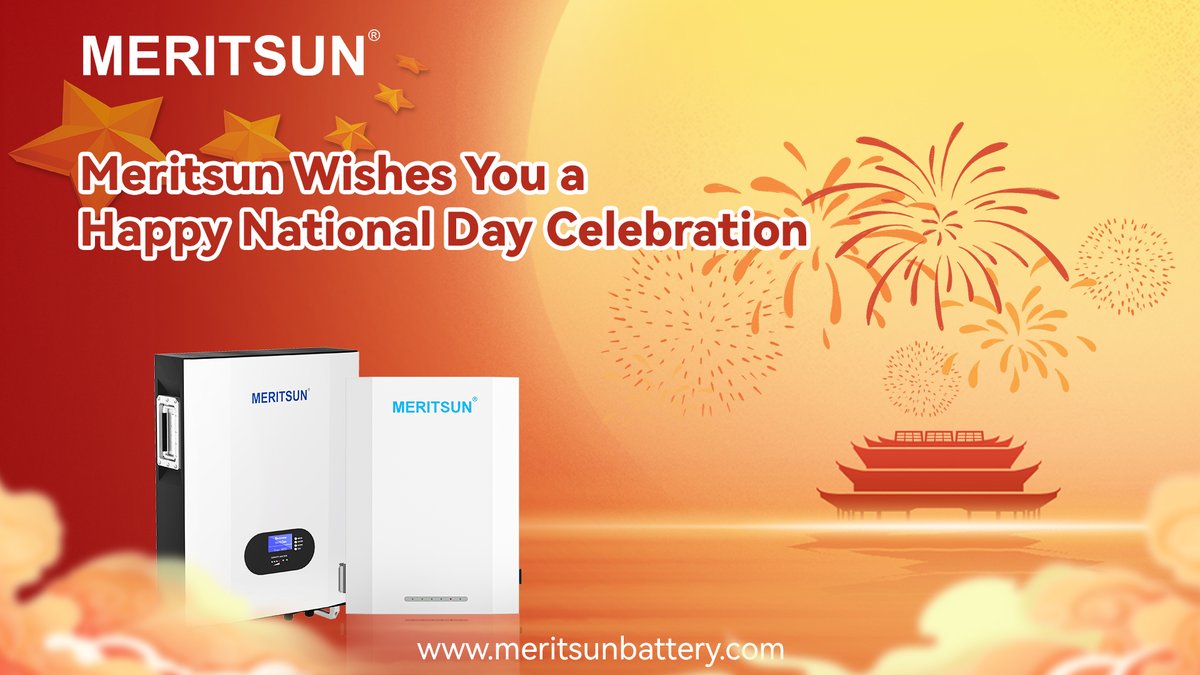 MeritsunPower's tweet image. 🔋 On this National Day, let us celebrate progress and prosperity together, paving the way for a brighter tomorrow.
#MeritSun #soalr #battery #lithium #NationalDay #EnergyStorage #SustainableLiving