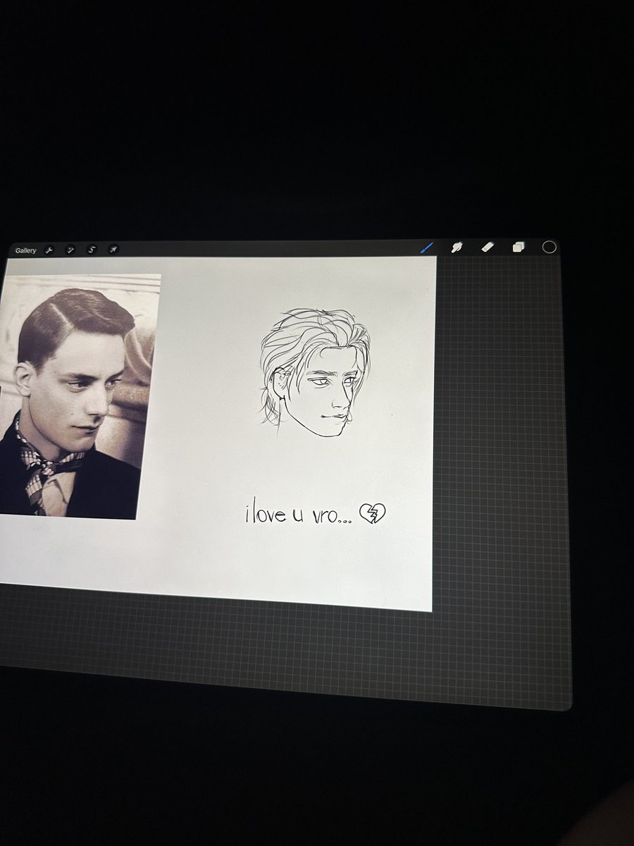 spent the night at this Rogier study wip and then rushed to show my brother forgetting what i wrote there