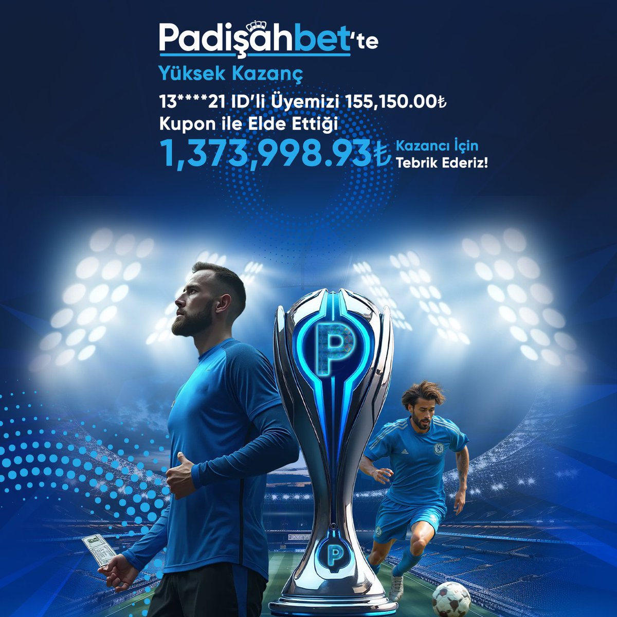padisahbet_pro's tweet photo. 👑#Padişahbet'te Büyük Kazanç! 

🏆 13****21 ID'li Üyemiz Tam 1,373,998.93₺ Kazandı!
🎉 Tebrikler, Kazanmaya Devam! 💪 

#Padişahbet #BüyükKazanç #BahisKazancı

Padişahbet Şansa Davet!👇
https://t.co/GKb6dHrRUC https://t.co/HiNAVPmLXI