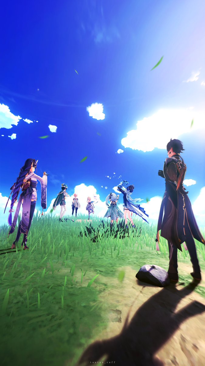 Happy 4th Anniversary‼︎🎂🎉

#原神4周年 #Genshin4You 
#原神写真部 #Genshin