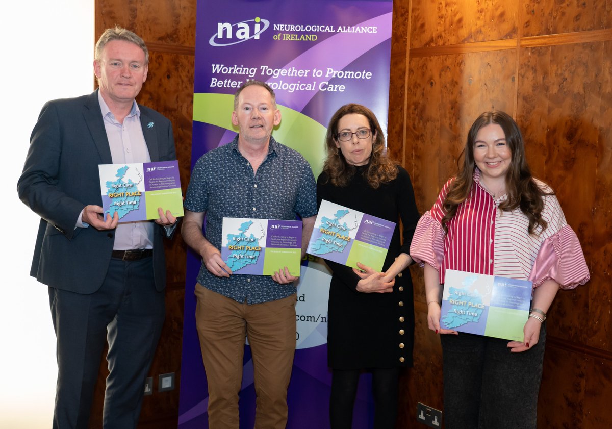 Our founder Eamon McPartlin meeting <a href="/naiireland/">Neurological Alliance of Ireland</a> ED, Magdalen Rogers, NAI Vice Chair Alison Cotter and Senator <a href="/campaign4carrig/">Deputy Micheál Carrigy</a> at the NAI pre budget event. Senator Carrigy is supporting our pre budget ask for the first specialist multidisciplinary #FND clinic. 💚🧡
#FNDIreland