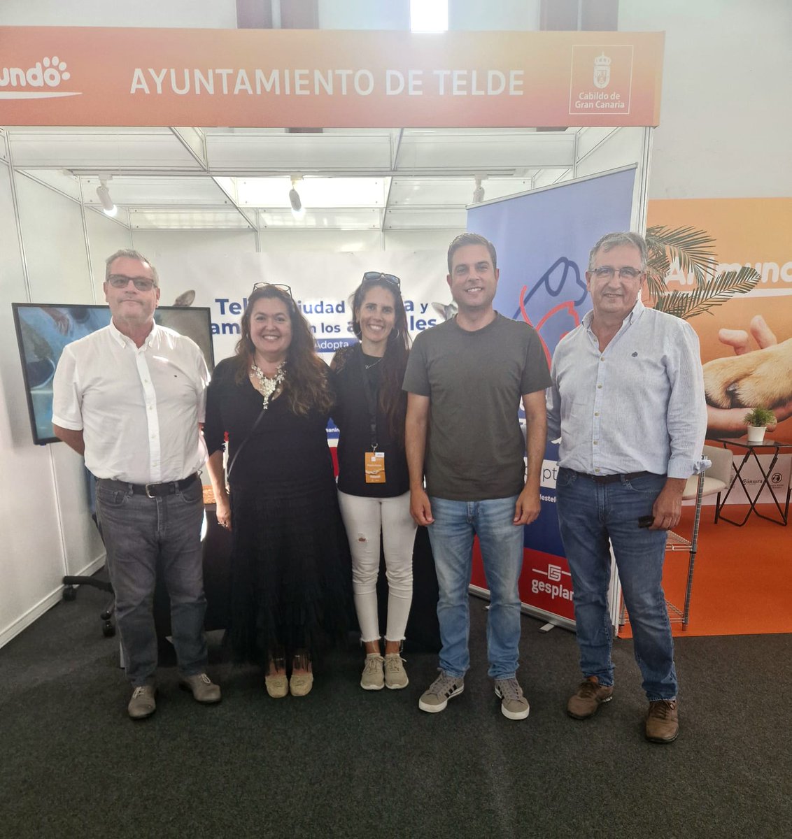 Ayun_Telde's tweet image. 🐶🐾🐱 | El albergue de animales de Telde participó ayer en la séptima edición de #Animundo.

📍Con un stand cargado de información y ganas de impulsar la adopción responsable, cuatro peluditos de nuestra ciudad mostraron su mejor gala para encontrar un hogar para toda la vida.
