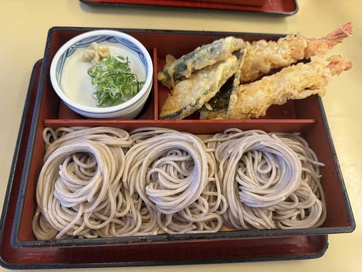 滋賀県定番の天ザル美味い！
5回目の訪問❗️